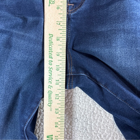 Nicole Miller NY SOHO High Rise Bootcut Women Size 8 Stretch Dark Wash Blue Jean - Picture 6 of 15